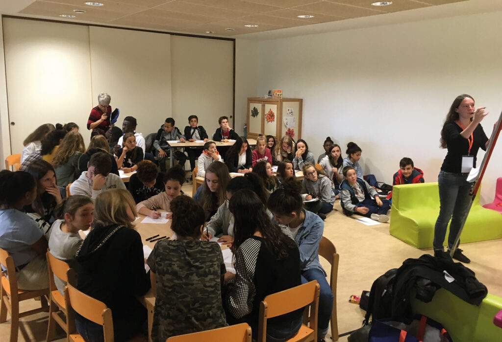 Ateliers scolaires au Centre international du dessin de presse