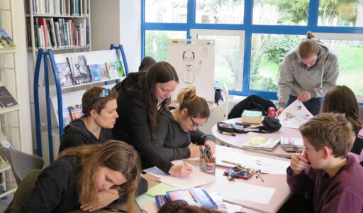 Médiathèque de Batz-sur-mer atelier extrascolaire photo